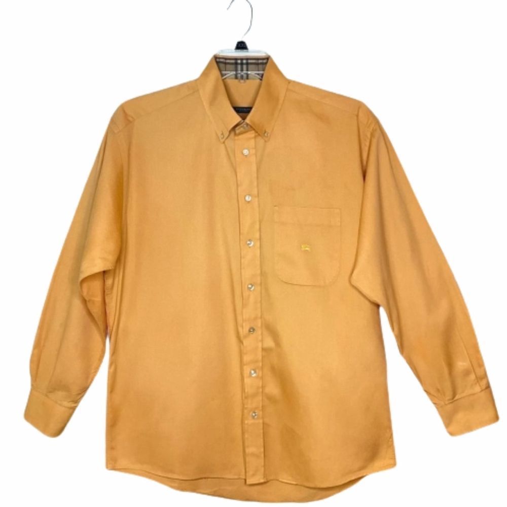 Burberry Men's Orange Dress Shirt